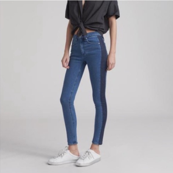 Rag & Bone Mazie Jean 23 striped skinny jeans - Picture 1 of 4